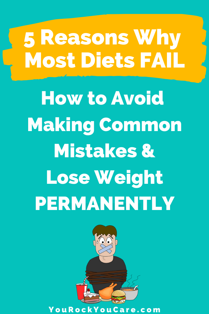 5 Reasons Why Most Diets Fail: How to Avoid Common Weight Control Mistakes